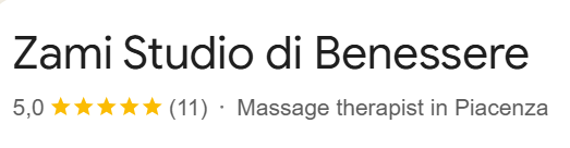Recensioni Google - Zami Studio Benessere